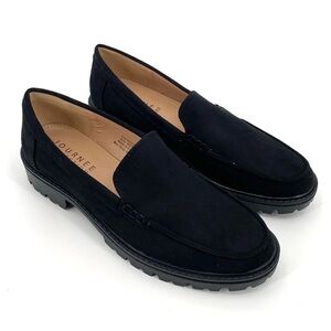 Journee Collection Black Erika Slip-On Loafers Size 9.5 NW